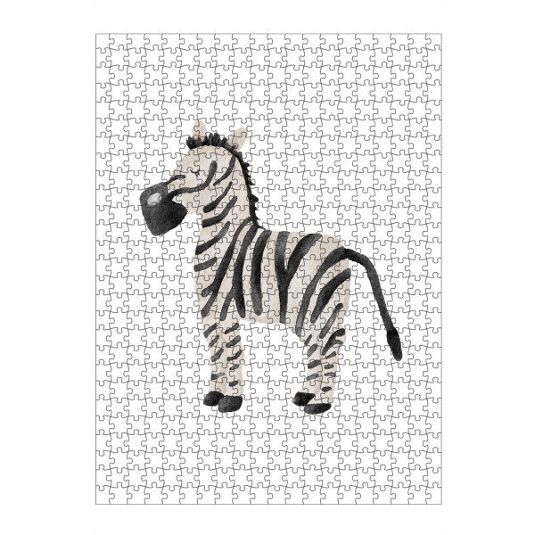 Puzzle Ravensburger "Aquarell-Zebra-Design" artboxONE - Tiere