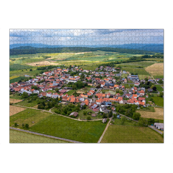 Puzzle Ravensburger "Grandenborn auf dem Ringgau" artboxONE - Natur,Architektur