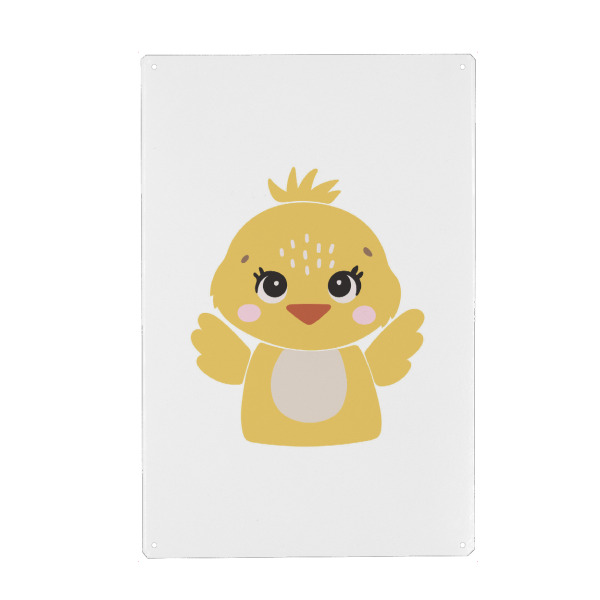 Holzbild "Abstraktes Hühnerdesign" artboxONE - Für Kinder,Tiere