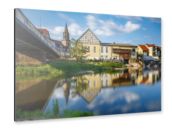 Alu-Dibond "Die Stadt Rotenburg an der Fulda" 30x20 cm artboxONE