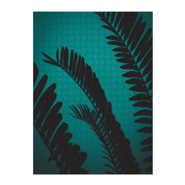 Puzzle Ravensburger "Grün schattierte Palmblätter" artboxONE - Natur,Floral,Reise / Strand und Meer