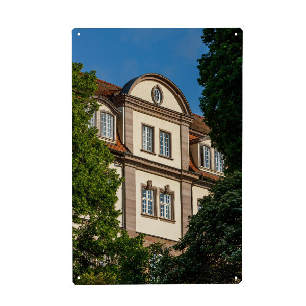 Metall Poster "Das Schloss von Rotenburg" artboxONE - Architektur