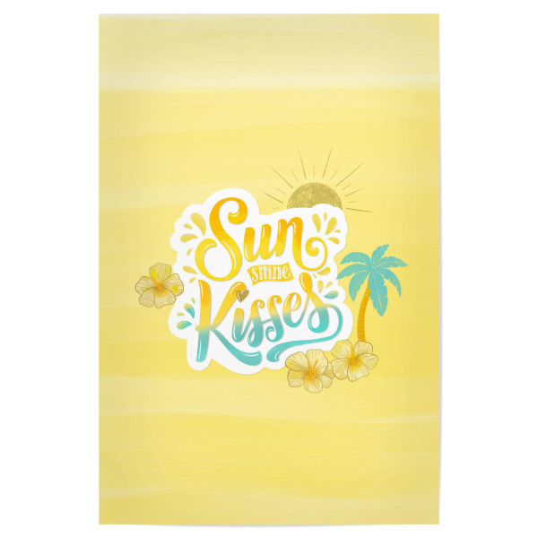 Poster "Sunshine Kisses" artboxONE - Typografie,Lustig