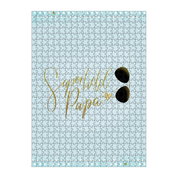 artboxONE Puzzle "Superheld Papa" artboxONE - Typografie,Für Papa,Männer