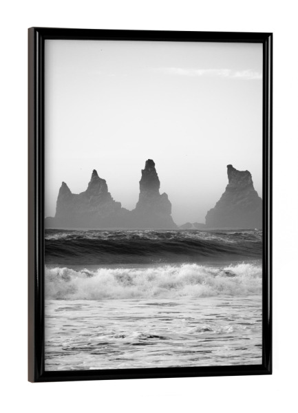 Poster mit schwarzem Rahmen "Nebelgipfel" artboxONE - Natur,Reise,Reise / Strand und Meer