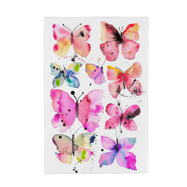 Holzbild "Super Artistic Schmetterlinge" artboxONE - Tiere,Liebe,Für Mama