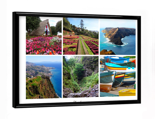 Poster mit schwarzem Rahmen "Madeira Archipel" artboxONE - Reise,Reise / Strand und Meer,Reise / Länder