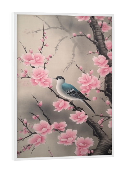 Poster mit weißem Rahmen "Kirschblütenfest" artboxONE - Natur,Floral,Reise / Länder