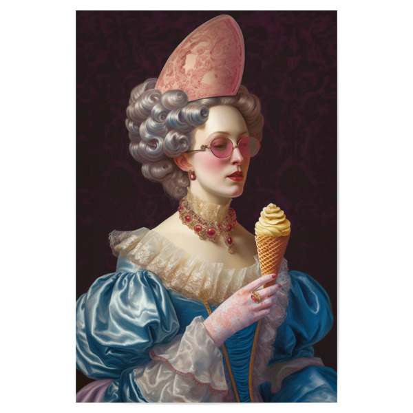 Poster "Süße Eiscreme" artboxONE - Menschen,Fiktion,Lustig