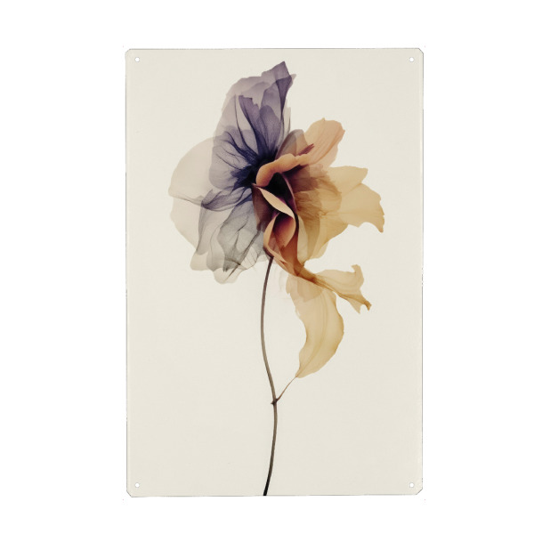 Holzbild "Chiffon Flower" artboxONE - Natur,Floral,Für Mama