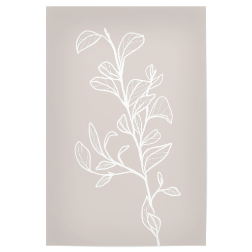 Garranzweig in Beige