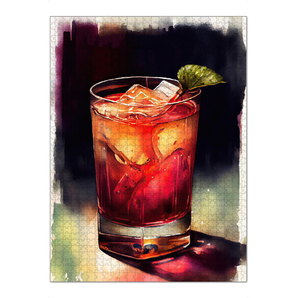 Puzzle Ravensburger "Klassisches Eleganzgetränk" artboxONE - Essen & Trinken,Essen & Trinken / Alkohol