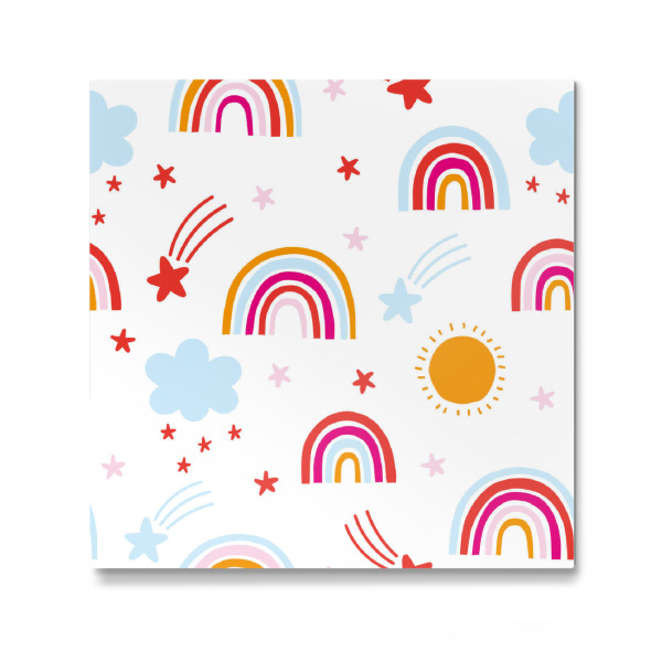 Galerie-Print "Regenbogenhimmel" 30x30 cm artboxONE