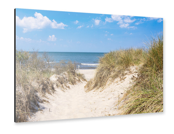 Alu-Dibond "Düne, Strand, Ostsee, Wolken" 30x20 cm artboxONE