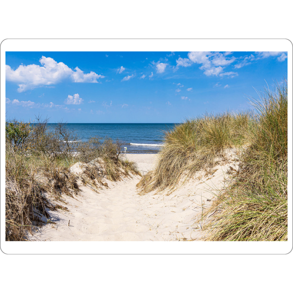Tischset "Düne, Strand, Ostsee, Wolken" artboxONE - Natur,Reise,Reise / Strand und Meer