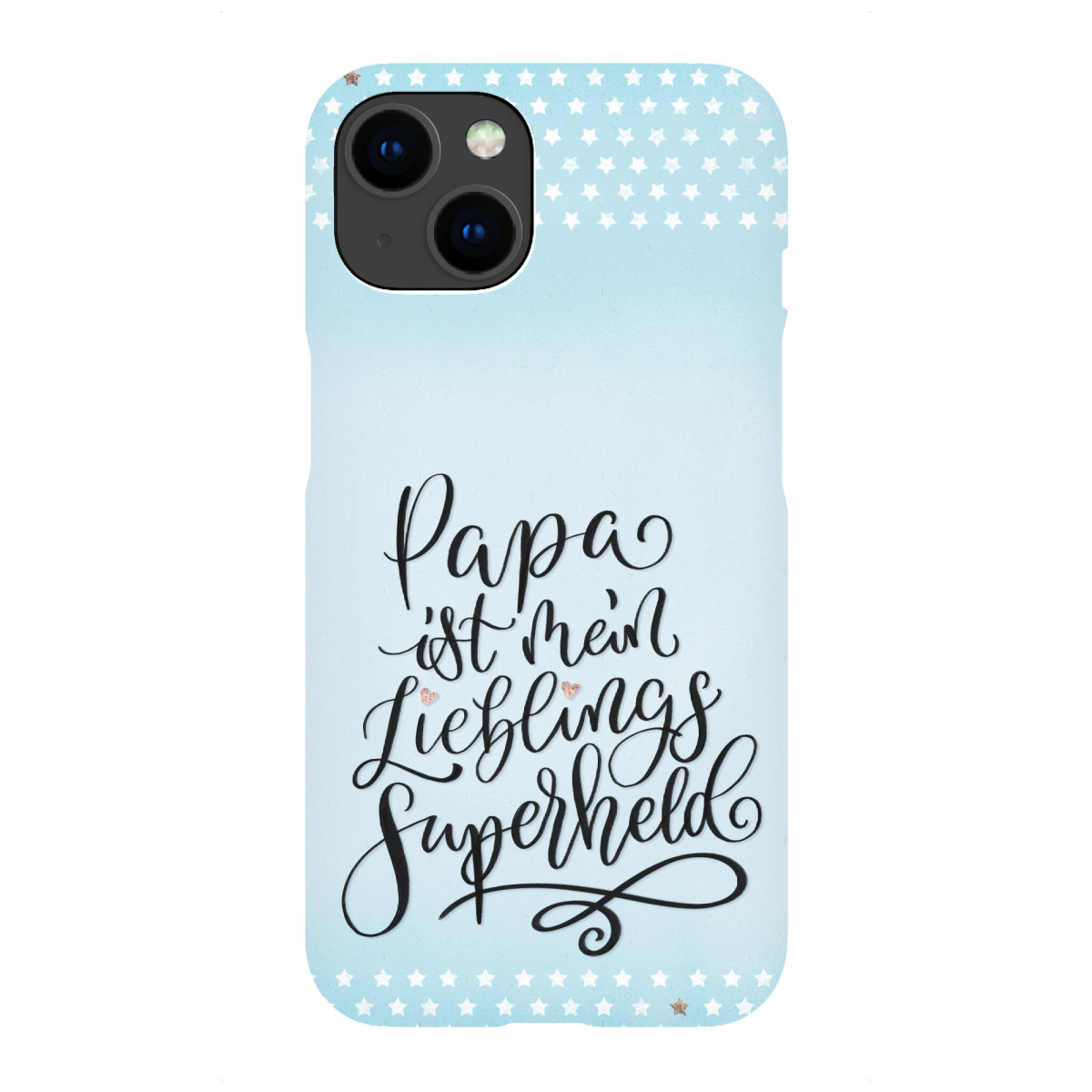 "Papa ist mein Lieblings-Superheld"für iPhone - Premium-Case Handyhülle artboxONE