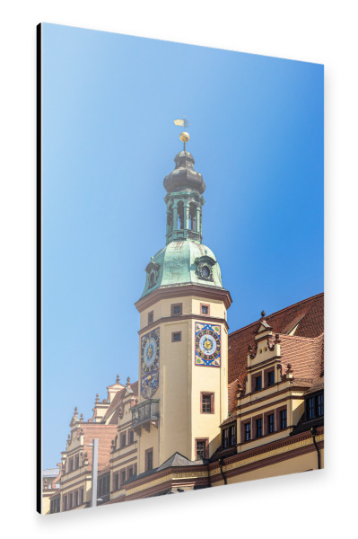 Alu-Dibond "Himmel, Rathaus, Turm" 30x20 cm artboxONE