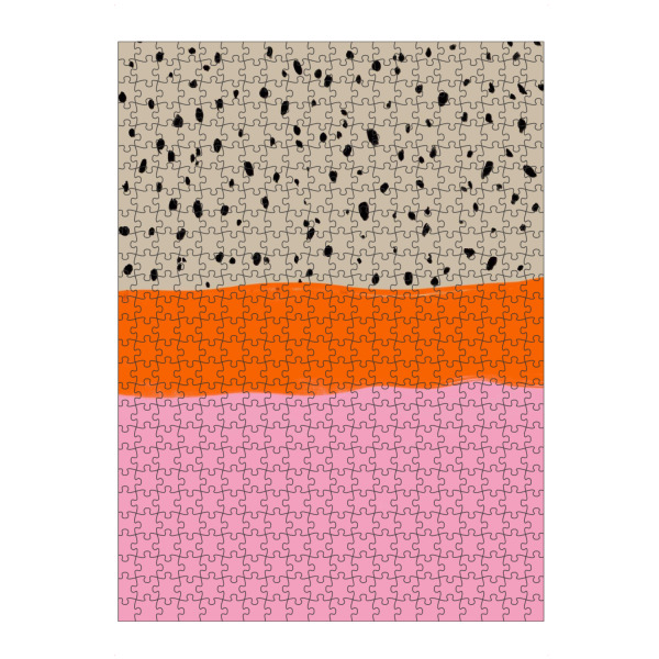 Puzzle Ravensburger "Summer of Dots" artboxONE - Abstrakt - Bunt,Rosa,Sommer,Dots,Punkte,Boho,Abstrakt,Muster - Bild bunt