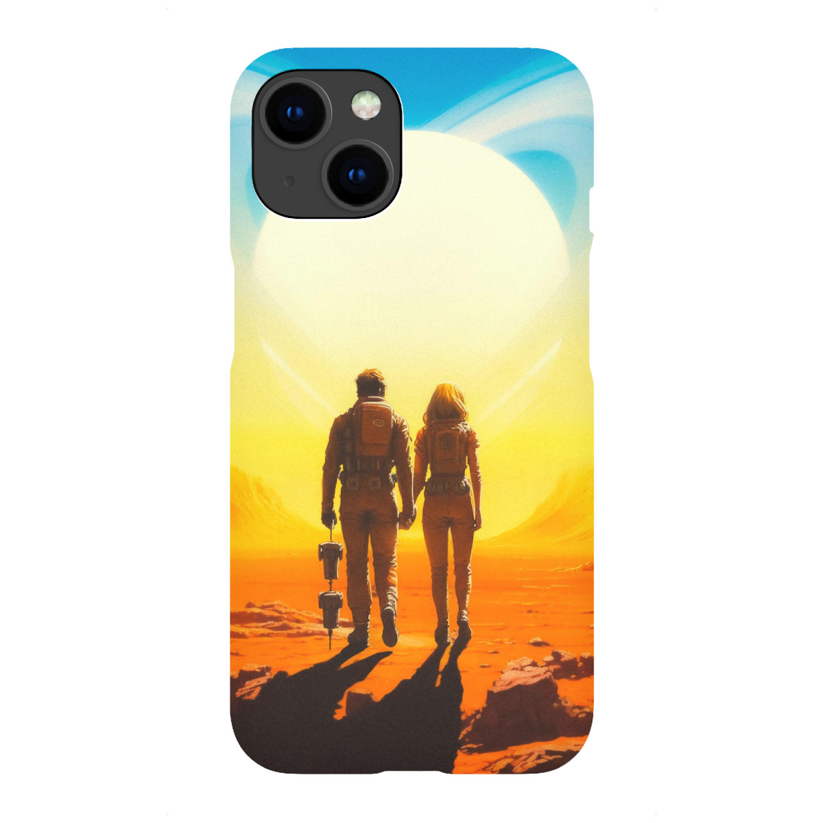 iPhone "Saturn-Liebe" Premium-Case Handyhülle artboxONE