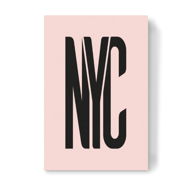 Leinwandbild "NYC Kürzel" artboxONE - Städte / New York,Typografie