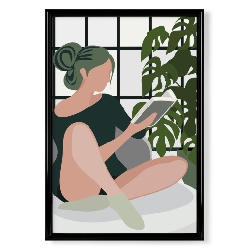 Bücherwurm zu Hause