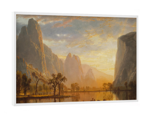 Poster mit weißem Rahmen "Yosemite" artboxONE - Natur,Reise,Reise / Länder