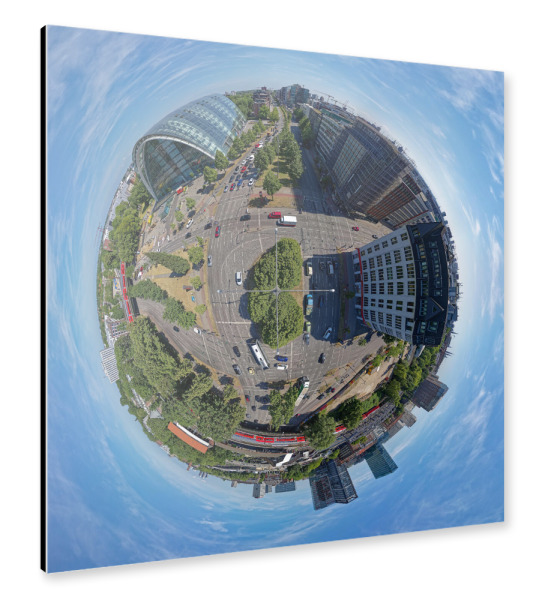 Alu-Dibond "Hamburg -Anckelmannsplatz Kreuzung" 30x30 cm artboxONE