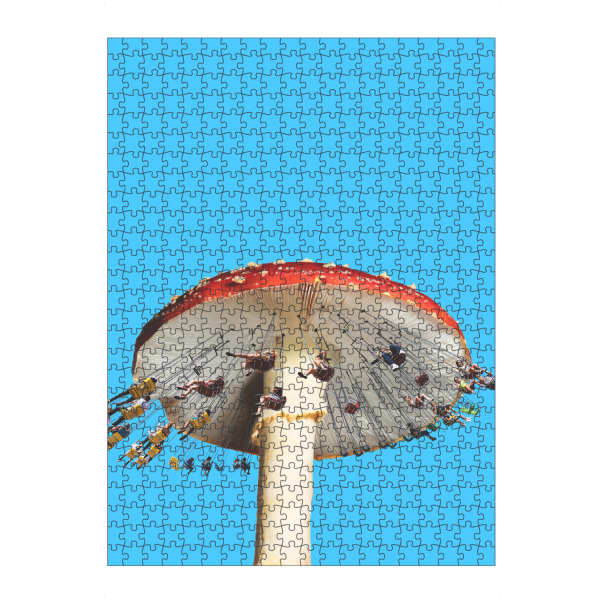 Puzzle Ravensburger "Amanita-Karussell" artboxONE - Natur,Floral,Lustig