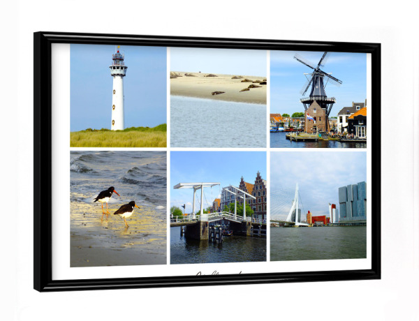 Poster mit schwarzem Rahmen "Holland Impressions" artboxONE - Natur,Reise,Architektur,Reise / Strand und Meer,Reise / Länder