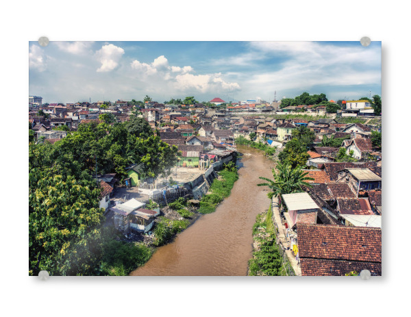 Acrylglasbild "Yogyakarta" artboxONE - Städte,Reise,Architektur,Reise / Asien,Reise / Länder