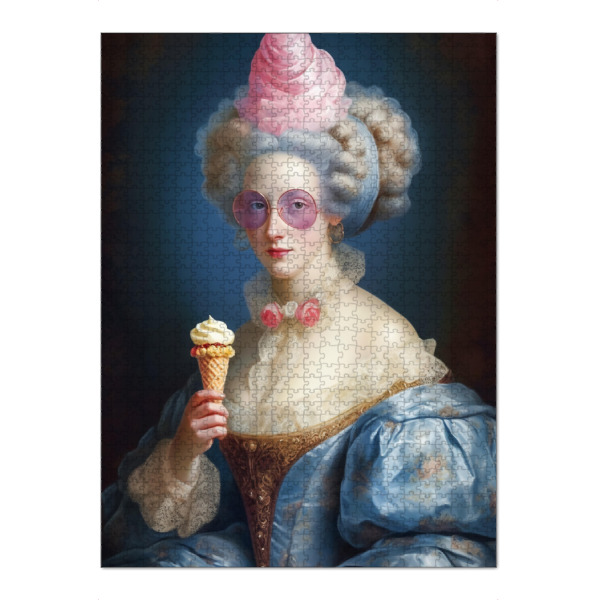 Puzzle Ravensburger "Icecrem for ever" artboxONE - Menschen,Fiktion,Lustig