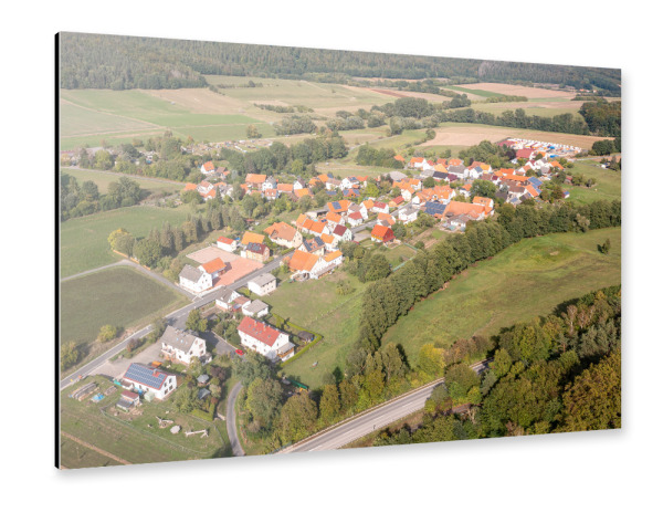 Alu-Dibond "Das Dorf Unhausen" 30x20 cm artboxONE