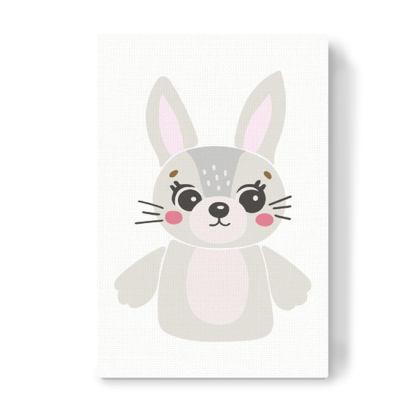 Leinwandbild "Hasenillustration" artboxONE - Für Kinder,Tiere
