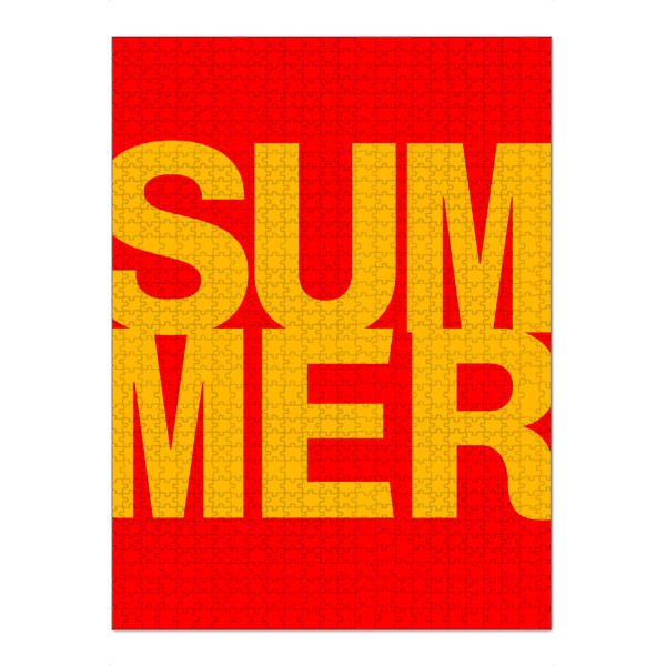 Puzzle Ravensburger "SUMMER BUNT" artboxONE - Typografie,Abstrakt,Fashion