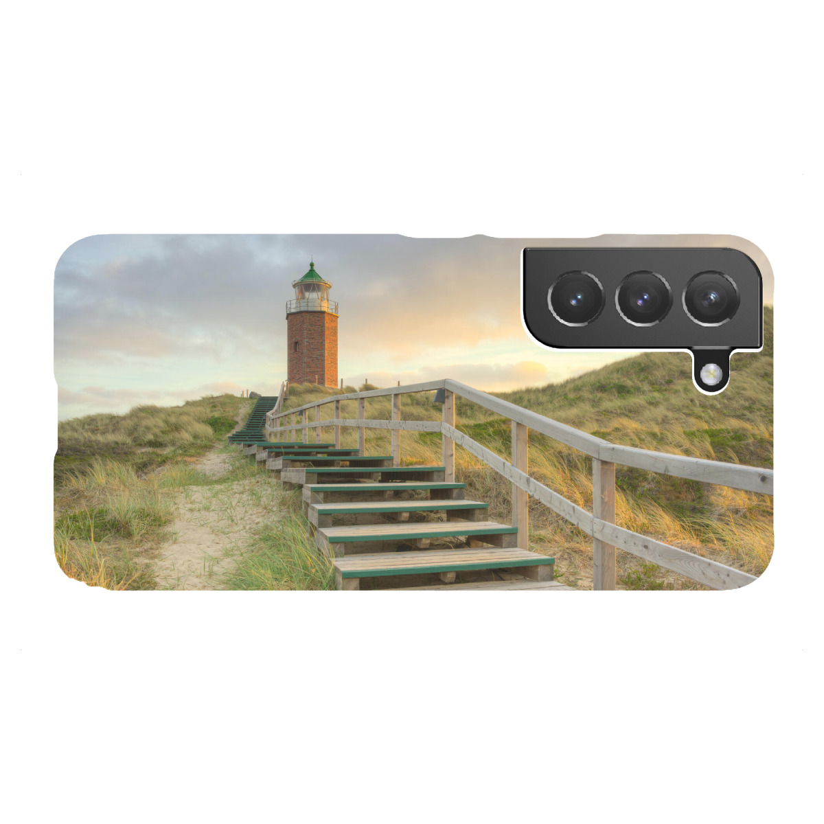 "Quermarkenfeuer Rotes Kliff Kampen"für Samsung Galaxy - Premium-Case Handyhülle artboxONE