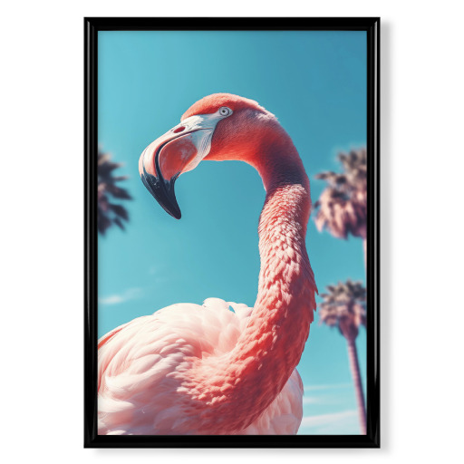 Flamingo And Blue Sky