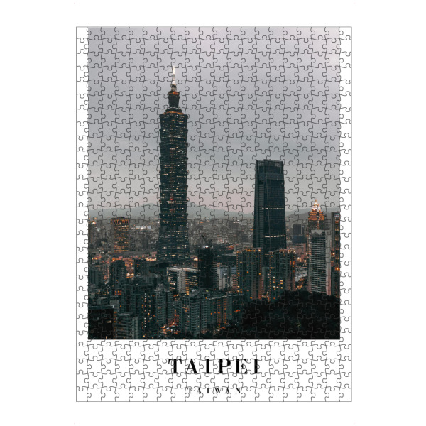 artboxONE Puzzle "Stimmungsvolles Taipeh" artboxONE - Städte,Reise,Architektur - Stadt,Taipeh,Reisen,Asien,Landschaft,Taiwan - Bild stadt