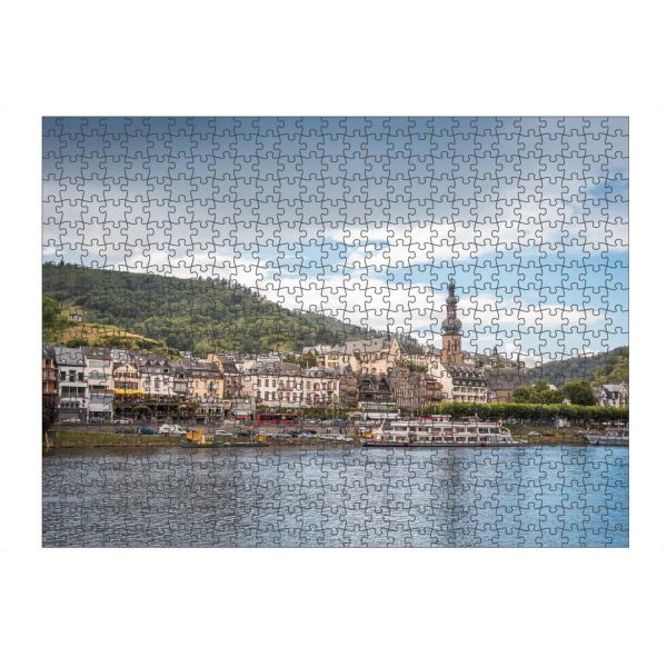 Puzzle Ravensburger "Cochem im Moseltal" artboxONE - Städte,Architektur
