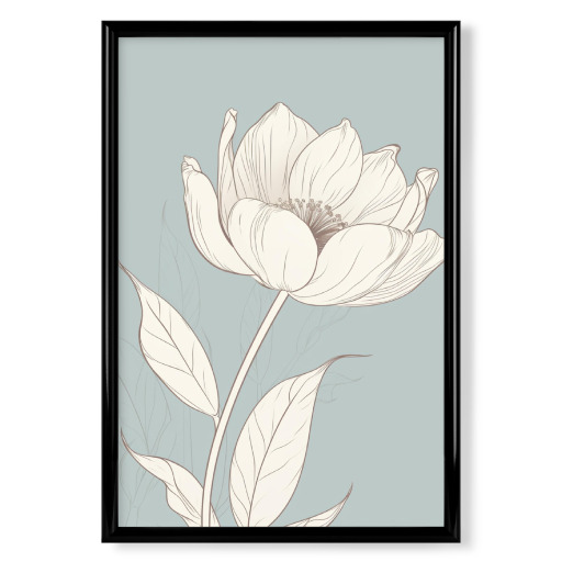 Line art botanic
