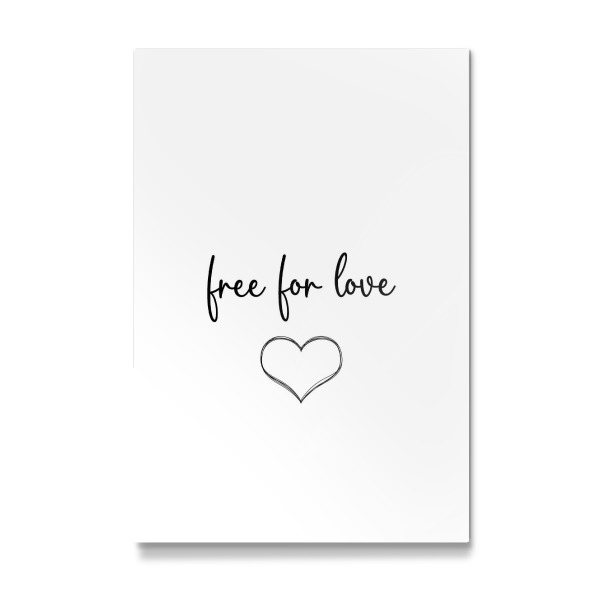 Galerie-Print "Free Love" 30x20 cm artboxONE