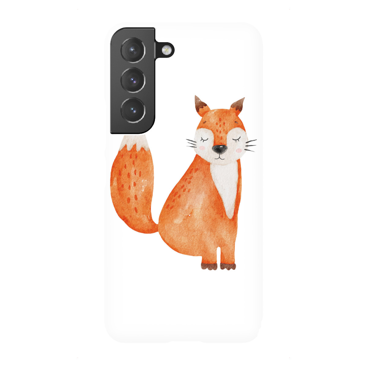 "Aquarell-Fuchs-Design"für Samsung Galaxy - Premium-Case Handyhülle artboxONE