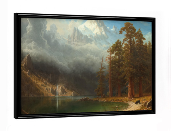 Poster mit schwarzem Rahmen "Berg Corcoran" artboxONE - Natur,Reise,Reise / Länder