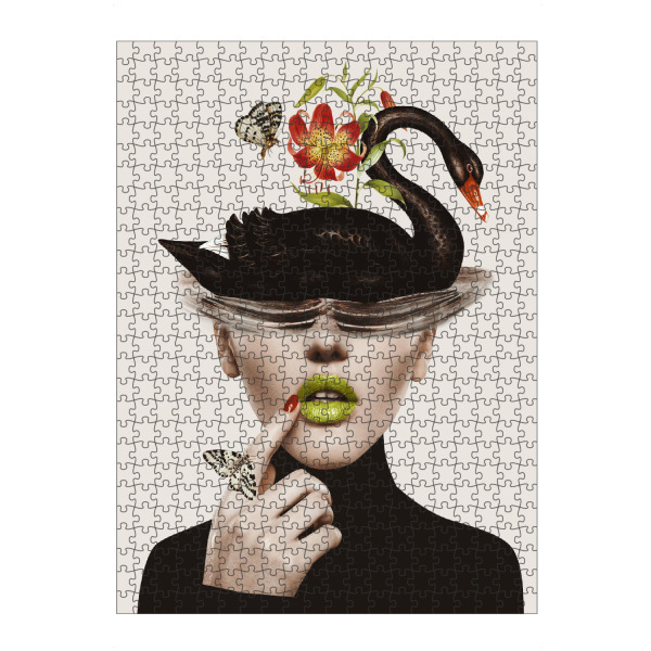 artboxONE Puzzle "Surreales Naturporträt" artboxONE - Floral,Tiere,Abstrakt