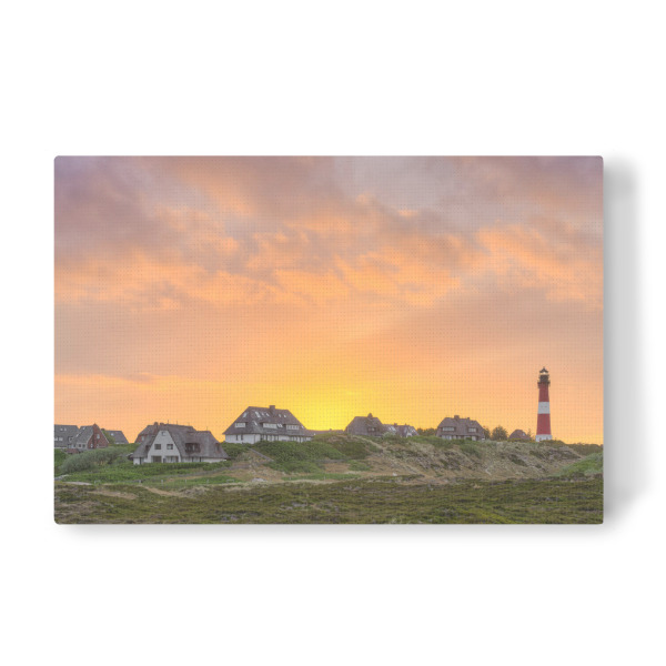 Leinwandbild "Sylt Hörnum bei Sonnenaufgang" artboxONE - Städte,Reise,Reise / Strand und Meer