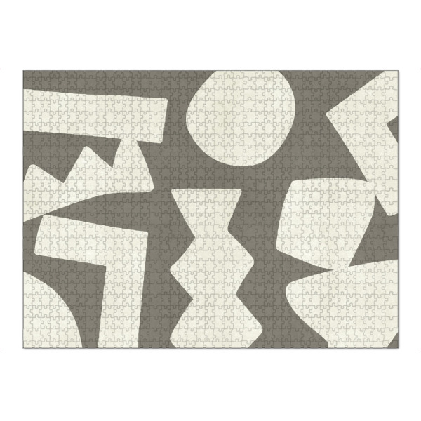 Puzzle Ravensburger "Primitive Grafiken - grau" artboxONE - Abstrakt,Geometrie