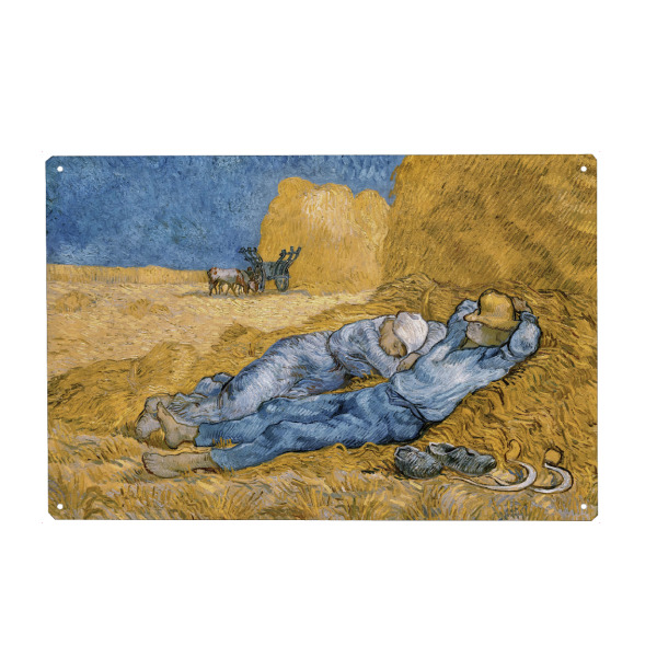 Metall Poster "Die Siesta" artboxONE - Reise,Reise / Länder