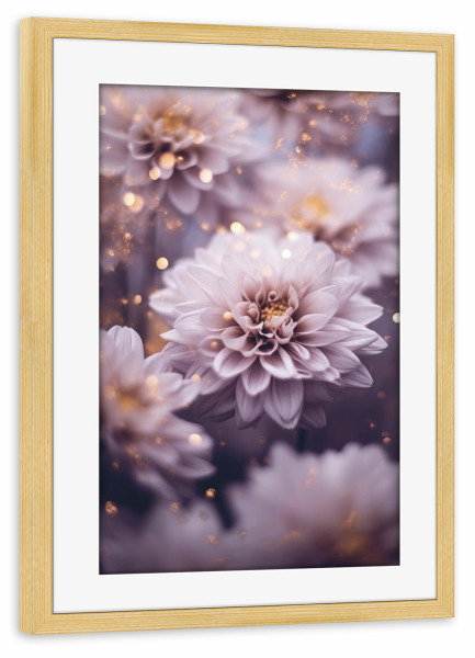 Poster mit Rahmen kiefer "Purple Mood (two)" artboxONE - Natur,Floral,Für Mama