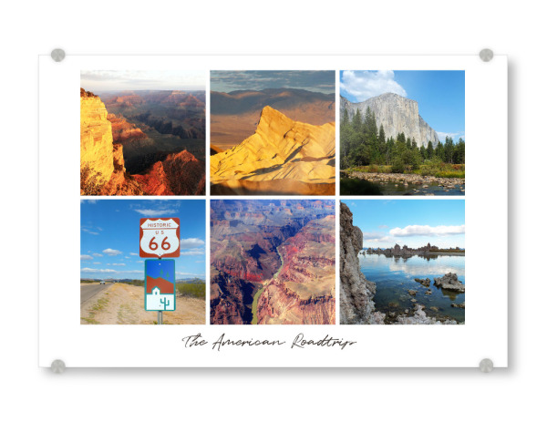 Acrylglasbild "The American Roadtrip" artboxONE - Reise,Reise / Länder