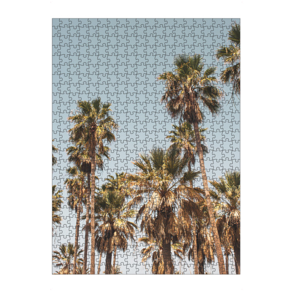 Puzzle Ravensburger "LA Palm Trees By the Beach" artboxONE - Natur,Reise / Strand und Meer,Reise / Länder