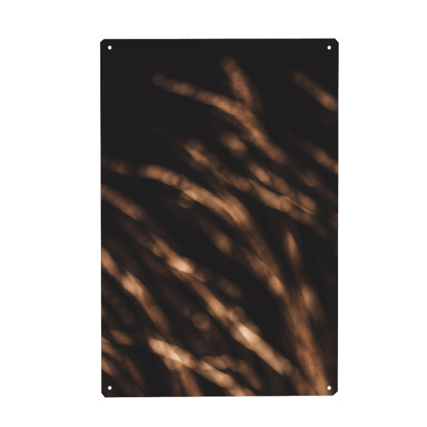 Holzbild "Goldener Schein" artboxONE - Natur,Abstrakt